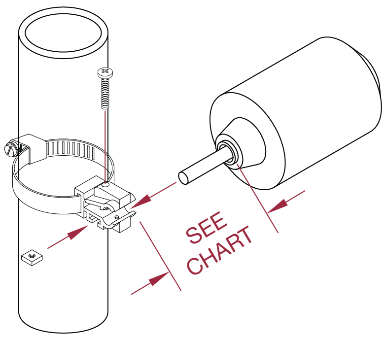 Tether Clamp Install Diagram