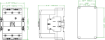 Carlo Gavazzi CC135 & CC150 Dimensions