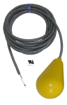 Heavy Duty Avocado Float Switch - 30 Foot - Normally Closed - Wide Angle - Skived Cord Ends