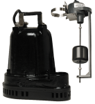 Champion Sump Pump - Stainless Steel Hardware - 1/3 HP 115 VAC - 10 Foot Cord - 42 GPM - 20 Foot Head w/ Vertical Switch