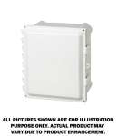 Enclosure, Opaque Cover 12x10x6 Inch - Flo Pro
