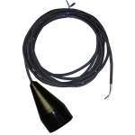 Black Foam Filled Mercury Sewage Float - 40 Foot Cord - 13 AMPS @ 120 VAC - Normally Open - Wide Angle