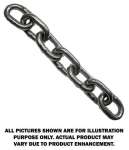 Chain - Stainless Steel - 1 Foot Increments - 0.25 (1/4) Inch - 1,400 lbs SWL - Flo Pro