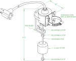 MDI Vertical Switch Dimensions