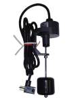 Vertical Float Switch - 8 Foot - 5 Inch Pumping Range - Normally Open - 120 VAC Piggyback Plug