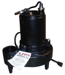 MDI Sewage Pump - 1/2 HP - 115 VAC - 10 foot cord - 108 GPM - 18 foot Head