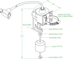 MDI Vertical Switch Dimensions