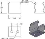 MDI Switch Clip for TS-10C or TS-20C (5/8" DIA.) Dimensions