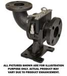 Base Elbow - Horizontal - 4.00 Inch ANSI - Accepts 2.50 Inch ANSI or 3.00 Inch ANSI - Flo Pro