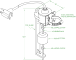 MDI Vertical Switch Dimensions