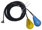 Double Avocado Float Switch - 30 Foot - 120 VAC with Piggyback Plug - Normally Closed - 60 Inch Pumping Range