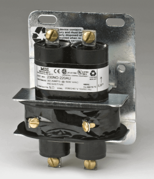 2 Pole Normally Open 30 AMP with Universal Backplate