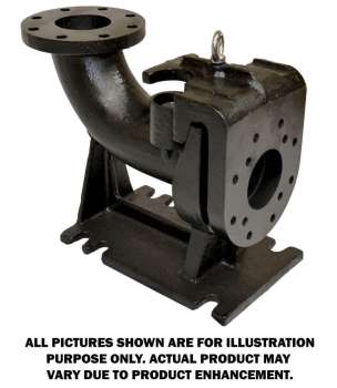 Flo Pro 3.00" or 4.00" ANSI Flygt Compatible Horizontal Base Elbow